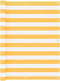 vidaXL - Balkonscherm - 120x300 - cm - oxford - stof - wit - en - geel