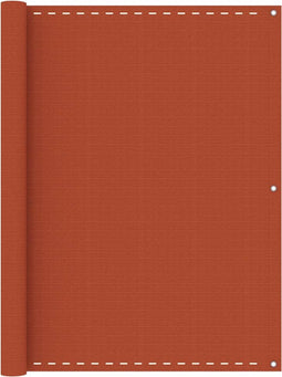 vidaXL - Balkonscherm - 120x400 - cm - HDPE - oranje