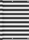 vidaXL - Balkonscherm - 120x400 - cm - oxford - stof - antraciet - en - wit