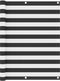 vidaXL - Balkonscherm - 120x400 - cm - oxford - stof - antraciet - en - wit