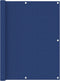 vidaXL - Balkonscherm - 120x400 - cm - oxford - stof - blauw