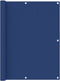 vidaXL - Balkonscherm - 120x400 - cm - oxford - stof - blauw