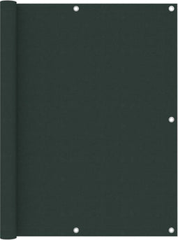 vidaXL - Balkonscherm - 120x400 - cm - oxford - stof - donkergroen
