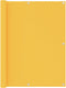 vidaXL - Balkonscherm - 120x400 - cm - oxford - stof - geel