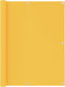 vidaXL - Balkonscherm - 120x400 - cm - oxford - stof - geel