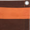 vidaXL - Balkonscherm - 120x400 - cm - oxford - stof - oranje - en - bruin