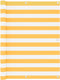 vidaXL - Balkonscherm - 120x400 - cm - oxford - stof - wit - en - geel