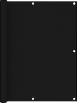 vidaXL - Balkonscherm - 120x400 - cm - oxford - stof - zwart