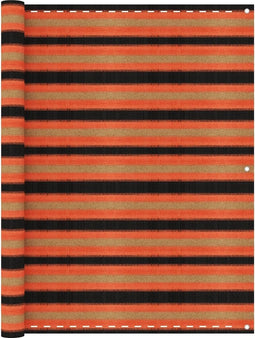 vidaXL - Balkonscherm - 120x500 - cm - HDPE - meerkleurig