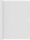 vidaXL - Balkonscherm - 120x500 - cm - HDPE - wit