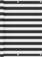 vidaXL - Balkonscherm - 120x500 - cm - oxford - stof - antraciet - en - wit