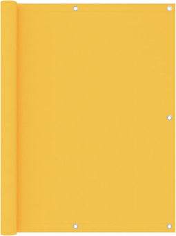vidaXL - Balkonscherm - 120x500 - cm - oxford - stof - geel