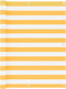vidaXL - Balkonscherm - 120x500 - cm - oxford - stof - wit - en - geel