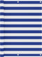 vidaXL - Balkonscherm - 120x500 - cm - oxford - stof - wit - en - blauw