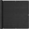 vidaXL - Balkonscherm - 120x600 - cm - HDPE - antracietkleurig