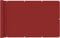 vidaXL - Balkonscherm - 120x600 - cm - HDPE - rood