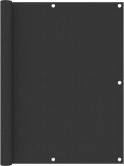 vidaXL - Balkonscherm - 120x600 - cm - oxford - stof - antraciet
