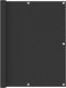 vidaXL - Balkonscherm - 120x600 - cm - oxford - stof - antraciet