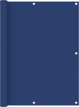 vidaXL - Balkonscherm - 120x600 - cm - oxford - stof - blauw