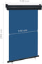 vidaXL - Balkonscherm - 125x250 - cm - blauw