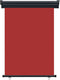 vidaXL - Balkonscherm - 125x250 - cm - rood