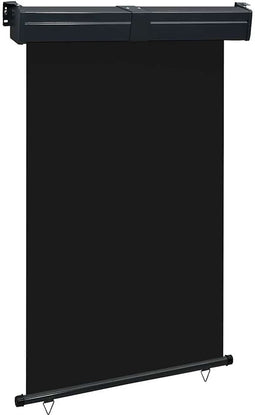 vidaXL - Balkonscherm - 125x250 - cm - zwart