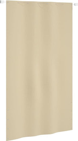 vidaXL - Balkonscherm - 140x240 - cm - oxford - stof - beige