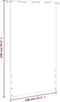 vidaXL - Balkonscherm - 140x240 - cm - oxford - stof - beige