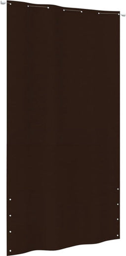 vidaXL - Balkonscherm - 140x240 - cm - oxford - stof - bruin