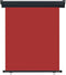 vidaXL - Balkonscherm - 145x250 - cm - rood