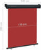 vidaXL - Balkonscherm - 145x250 - cm - rood