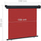 vidaXL - Balkonscherm - 165x250 - cm - rood