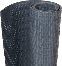 vidaXL - Balkonscherm - 300x100 - cm - poly - rattan - antracietkleurig