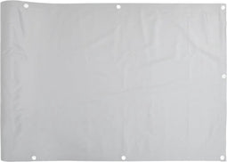 vidaXL - Balkonscherm - 500x75 - cm - PVC - grijs