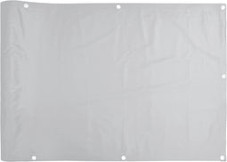 vidaXL - Balkonscherm - 500x90 - cm - PVC - grijs