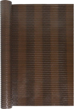 vidaXL - Balkonscherm - 600x100 - cm - poly - rattan - bruin - en - zwart