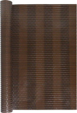 vidaXL - Balkonscherm - 600x80 - cm - poly - rattan - bruin - en - zwart