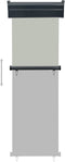 vidaXL - Balkonscherm - 65x250 - cm - grijs