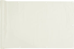 vidaXL - Balkonscherm - 700x90 - cm - PVC - wit