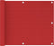 vidaXL - Balkonscherm - 75x300 - cm - HDPE - rood