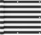 vidaXL - Balkonscherm - 75x300 - cm - oxford - stof - antraciet - en - wit