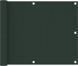 vidaXL - Balkonscherm - 75x300 - cm - oxford - stof - donkergroen