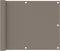 vidaXL - Balkonscherm - 75x300 - cm - oxford - stof - taupe