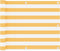 vidaXL - Balkonscherm - 75x300 - cm - oxford - stof - wit - en - geel