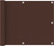 vidaXL - Balkonscherm - 75x400 - cm - oxford - stof - bruin