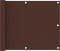 vidaXL - Balkonscherm - 75x400 - cm - oxford - stof - bruin