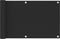 vidaXL - Balkonscherm - 75x500 - cm - HDPE - antracietkleurig