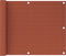 vidaXL - Balkonscherm - 75x500 - cm - HDPE - terracottakleurig