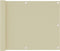 vidaXL - Balkonscherm - 75x500 - cm - oxford - stof - crème