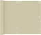 vidaXL - Balkonscherm - 75x500 - cm - oxford - stof - crème